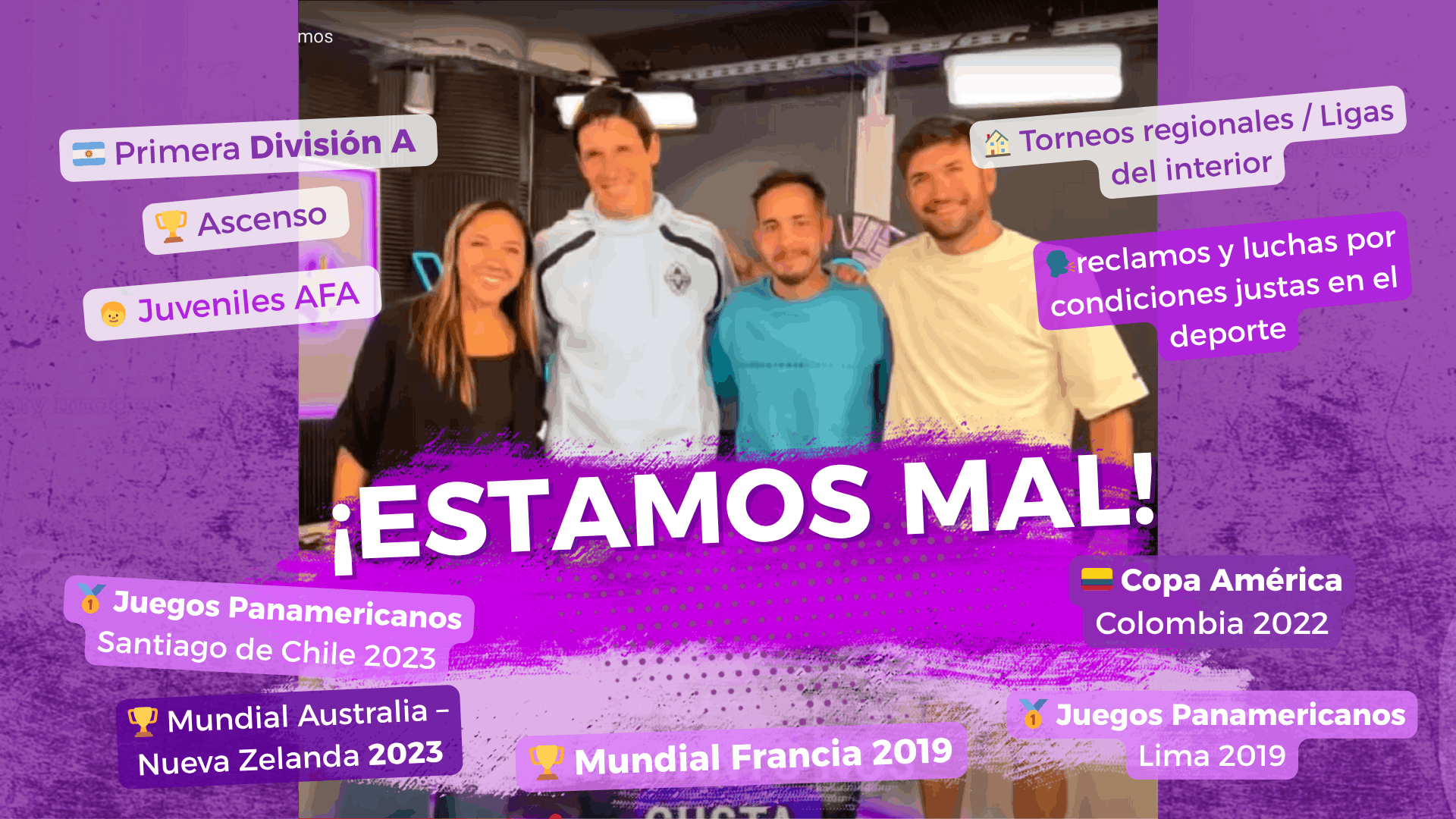 ¡Estamos mal! Necesitamos tu ayuda